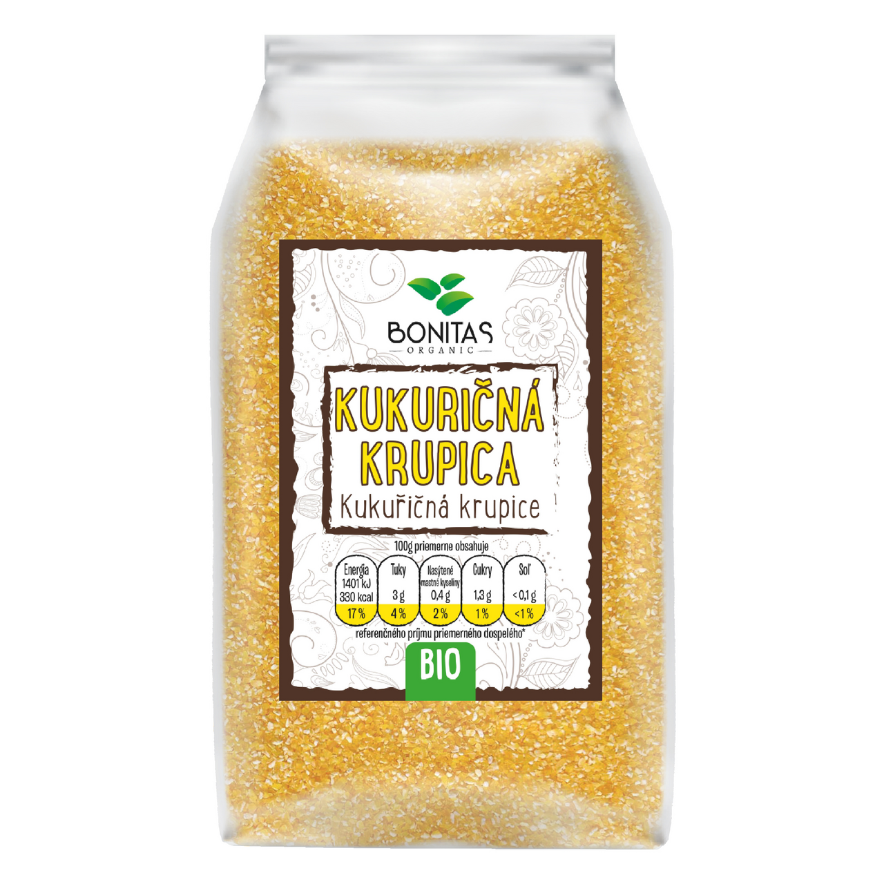 BONITAS Kukuričná krupica BIO 400 g