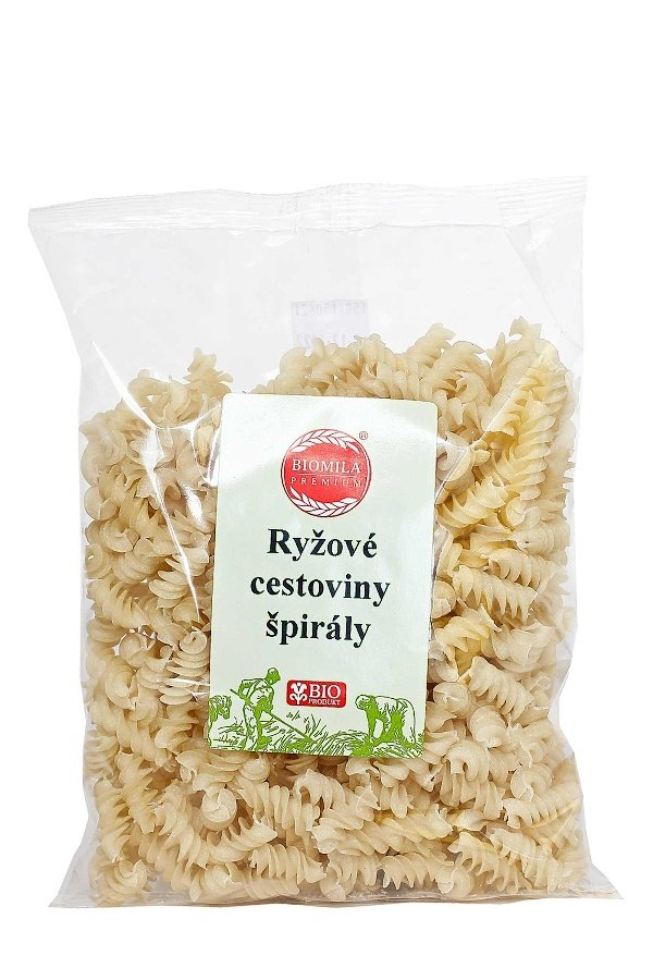 BIOMILA Ryžové cestoviny špirály BIO 250 g