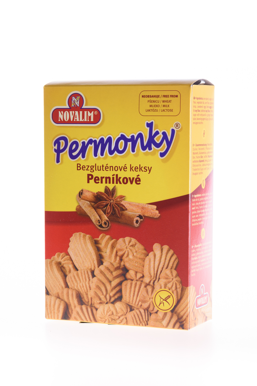 NOVALIM Permonky Keksy perníkové bezgluténové 150 g