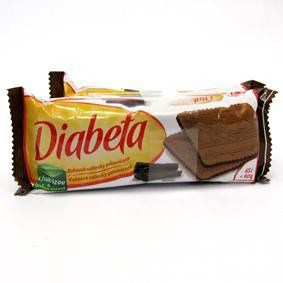 DIABETA Sušienky kakaové máčané 90 g