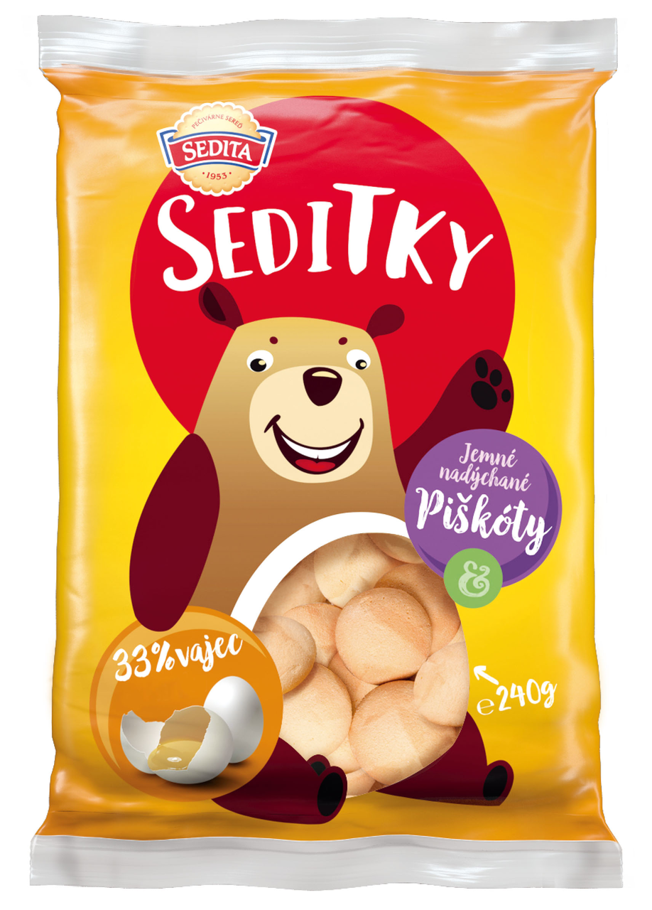 SEDITA SEDITKY Piškóty okrúhle 240 g