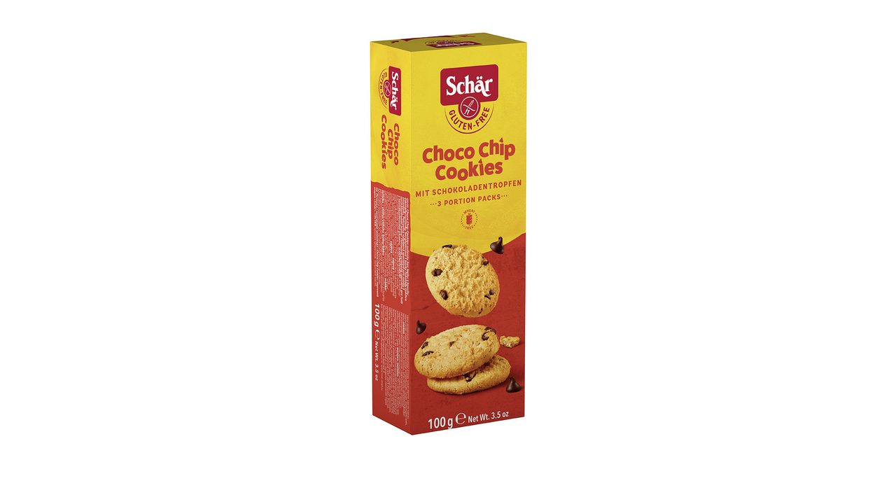 Schär Choco Chip Cookies bezlepkové 100 g