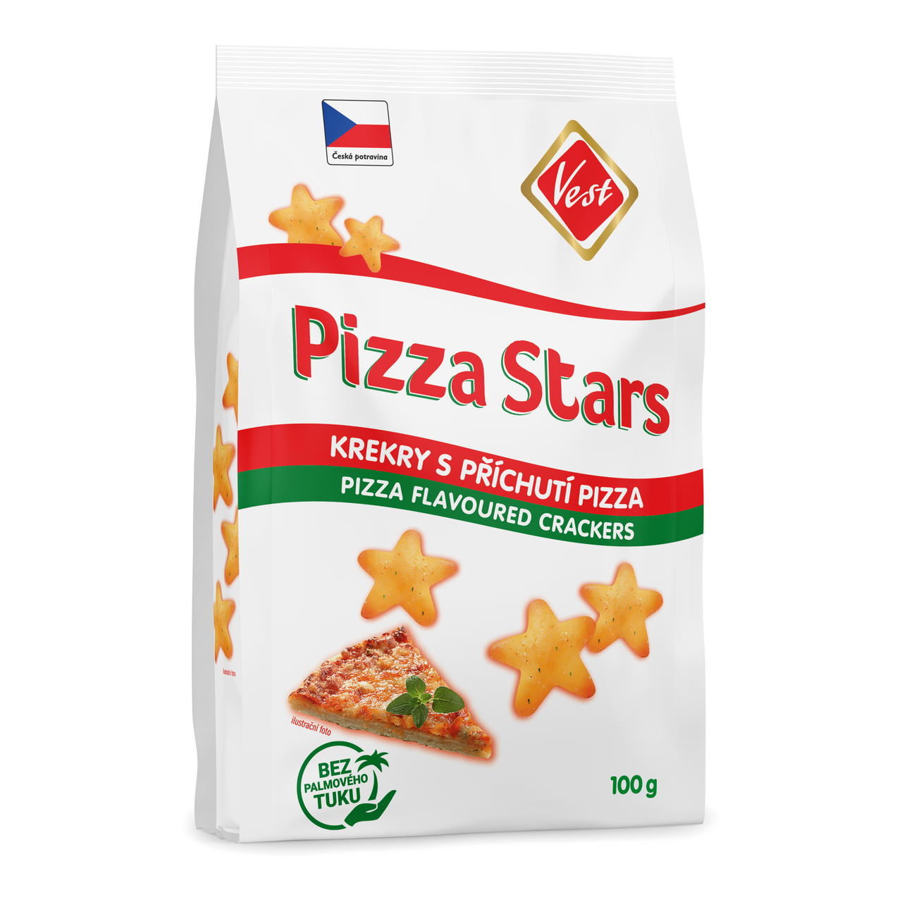 VEST Pizza Stars krekry 100 g