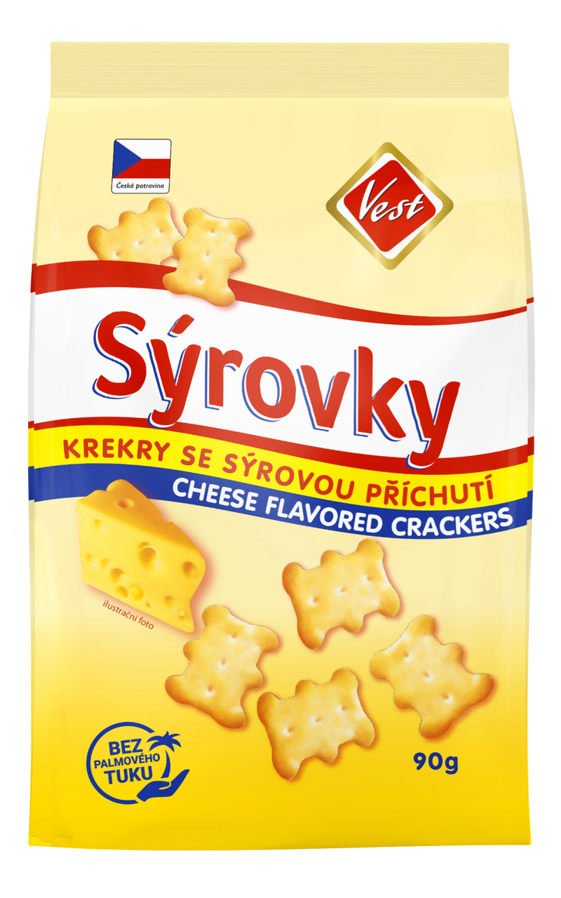 VEST Sýrovky krekry 90 g