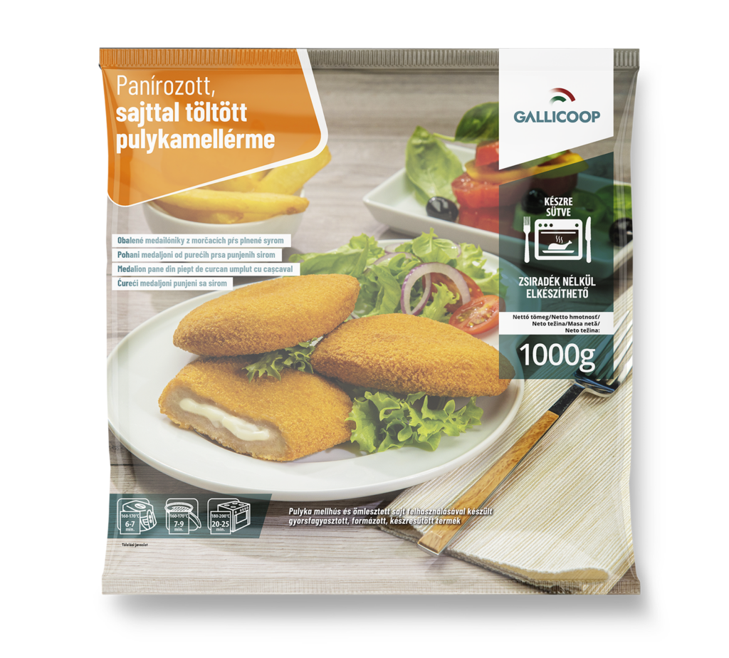 Morčacie medailónky so syrom mraz. 6 x 1 kg