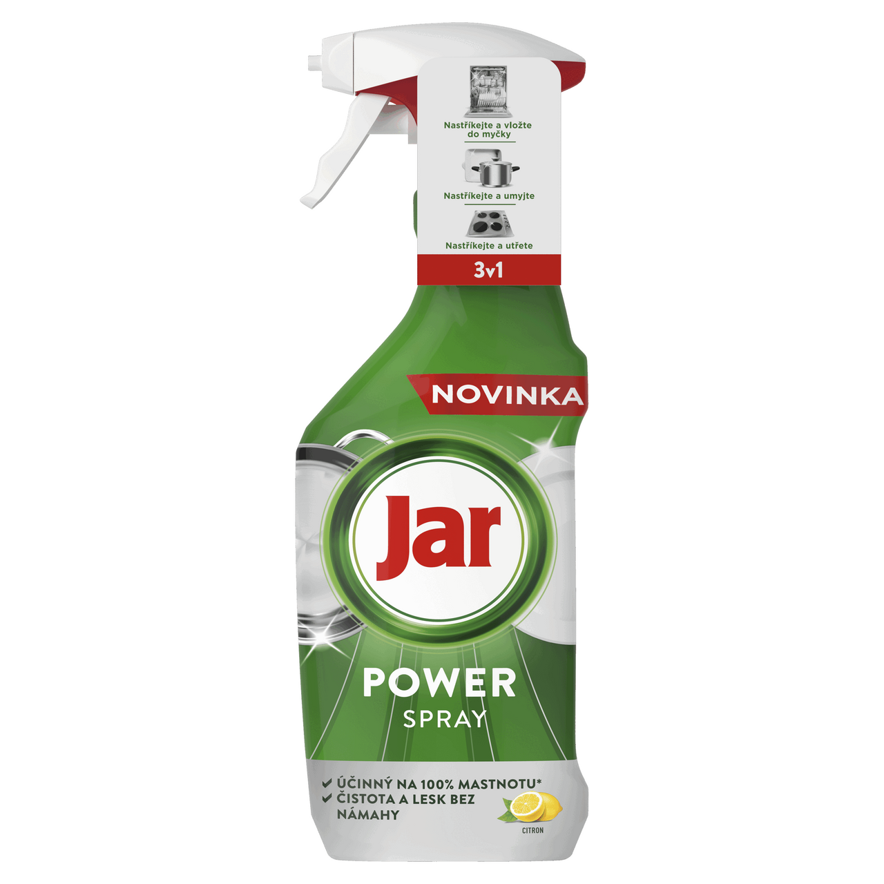 Jar Power lemon čistič sprej 500 ml