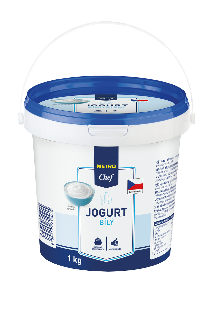 METRO Chef Jogurt biely 3,8 % chlad. 1 kg