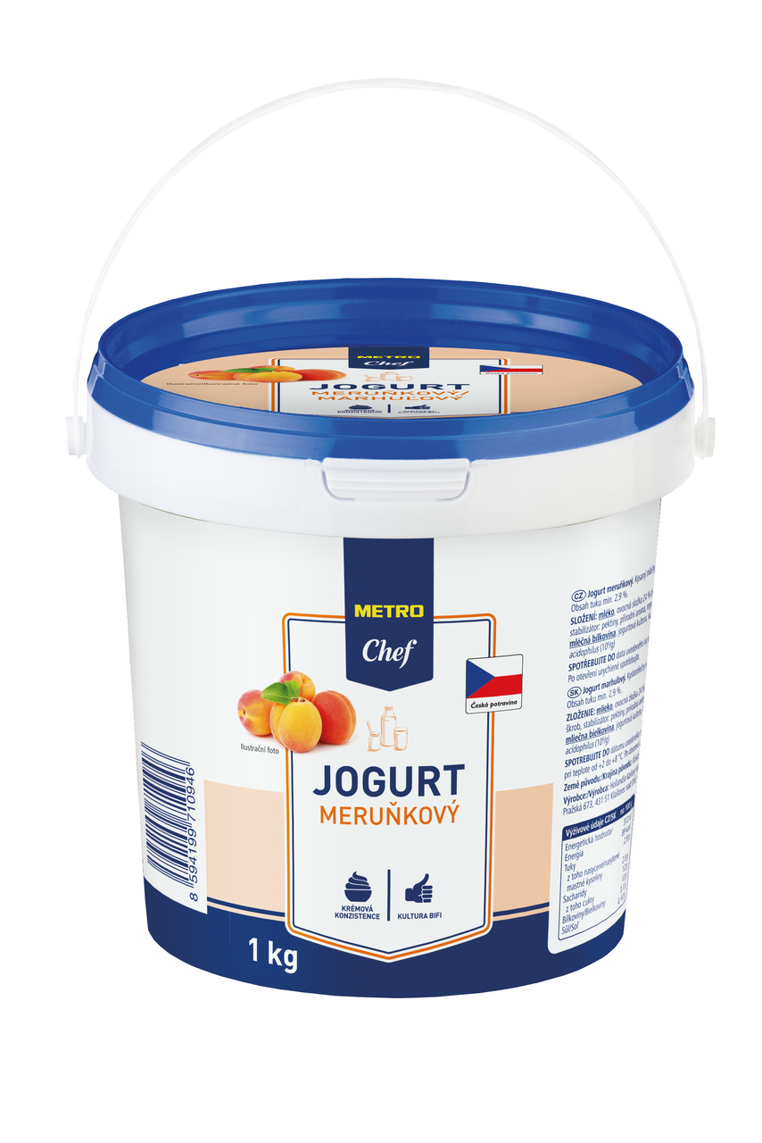METRO Chef Jogurt marhuľa 3,5 % chlad. 1 kg
