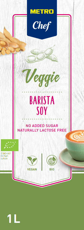 METRO Chef Bio Barista soy drink / Nápoj sójový chlad. 1 l