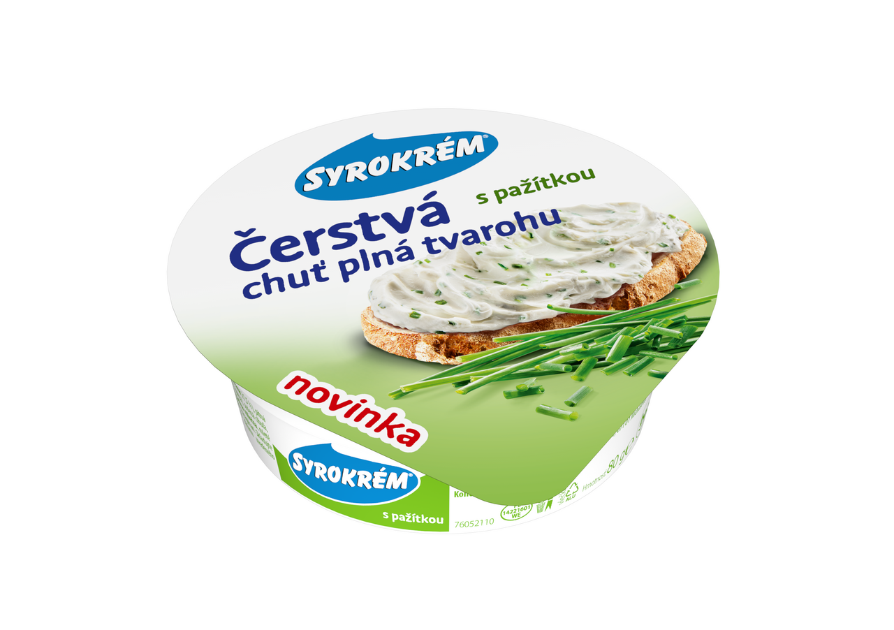 SYROKRÉM Čerstvá chuť s pažítkou chlad. 80 g