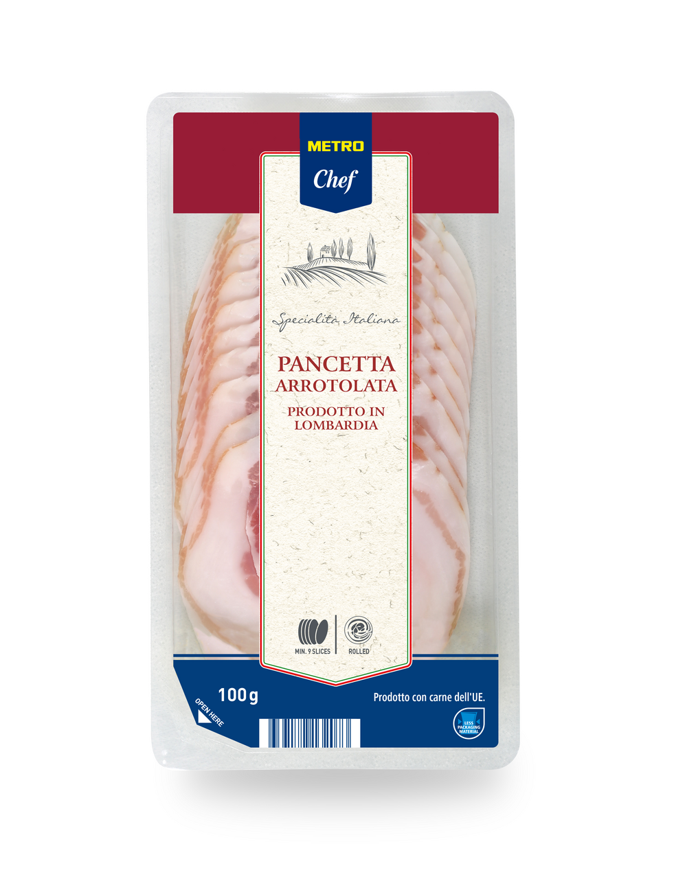 MC PANCETTA ARROOLATA 100g