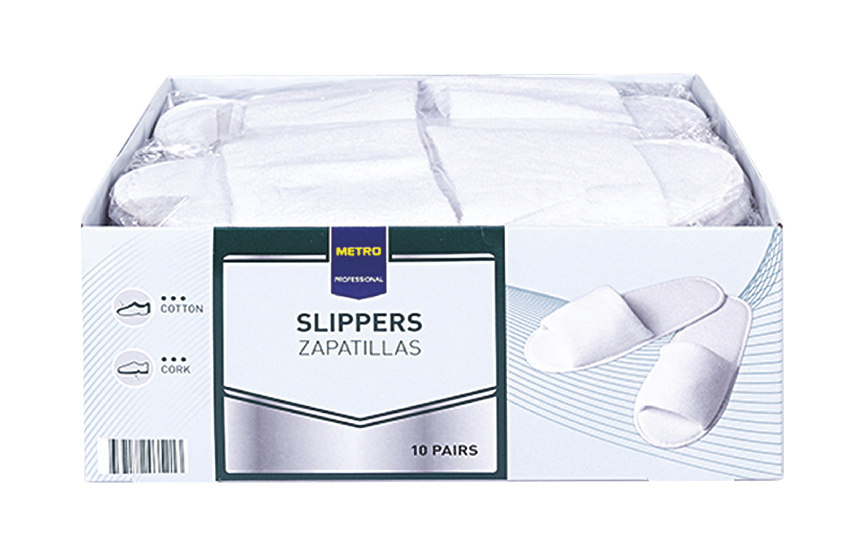 METRO PROFESSIONAL Papuče hotelové 10 x 1 ks
