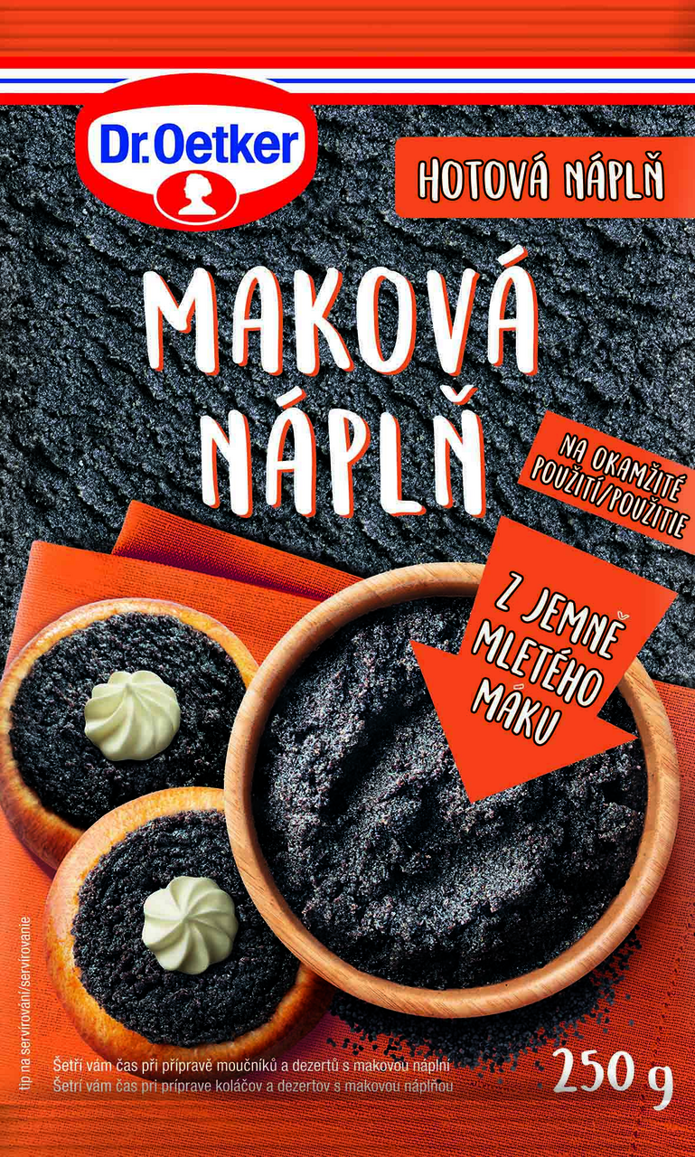 Dr. Oetker Maková náplň 250 g