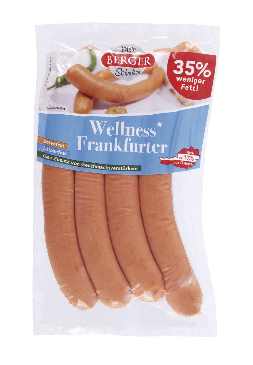 BERGER Wellness frankfurtské párky chlad. 240 g