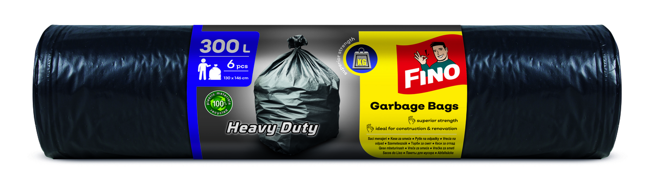 FINO Vrecia na odpad DIY 300 l 6 ks