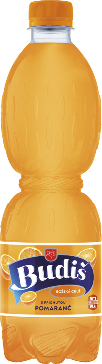 Budiš minerálna voda pomaranč 12 x 500 ml vratná PET fľaša