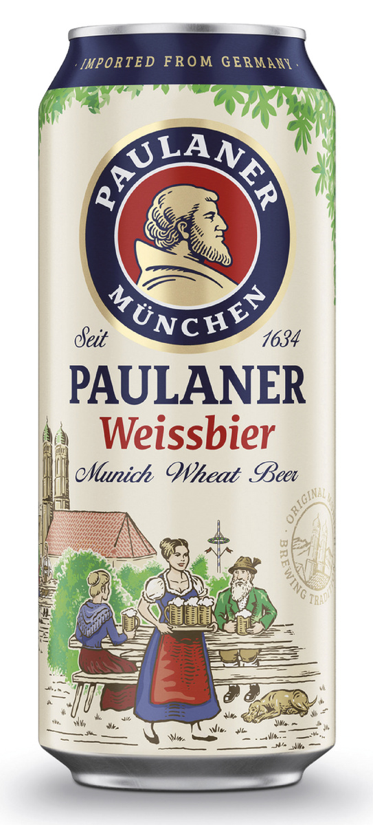 Paulaner Weissbier pivo 24 x 500 ml vratná plechovka