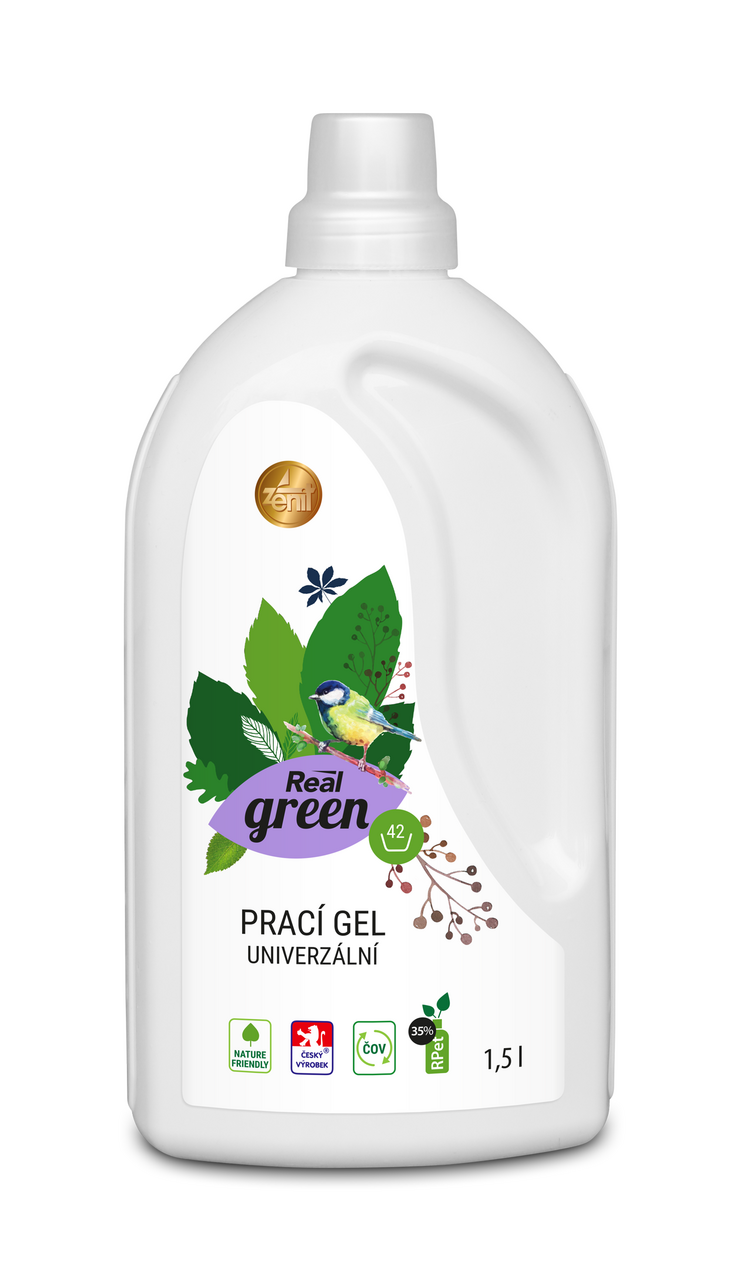 REAL Green Prací gél 1,5 l