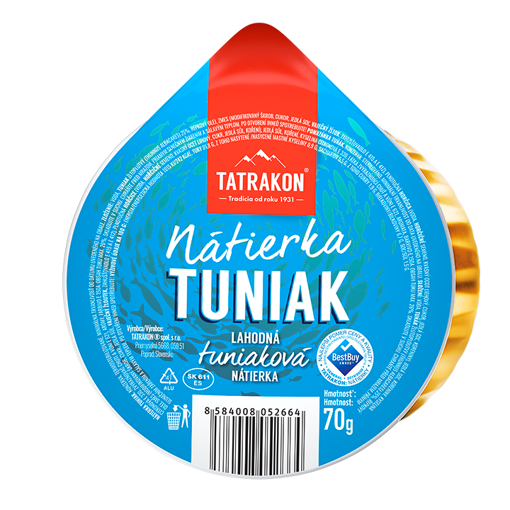 TATRAKON Nátierka s tuniakom 70 g