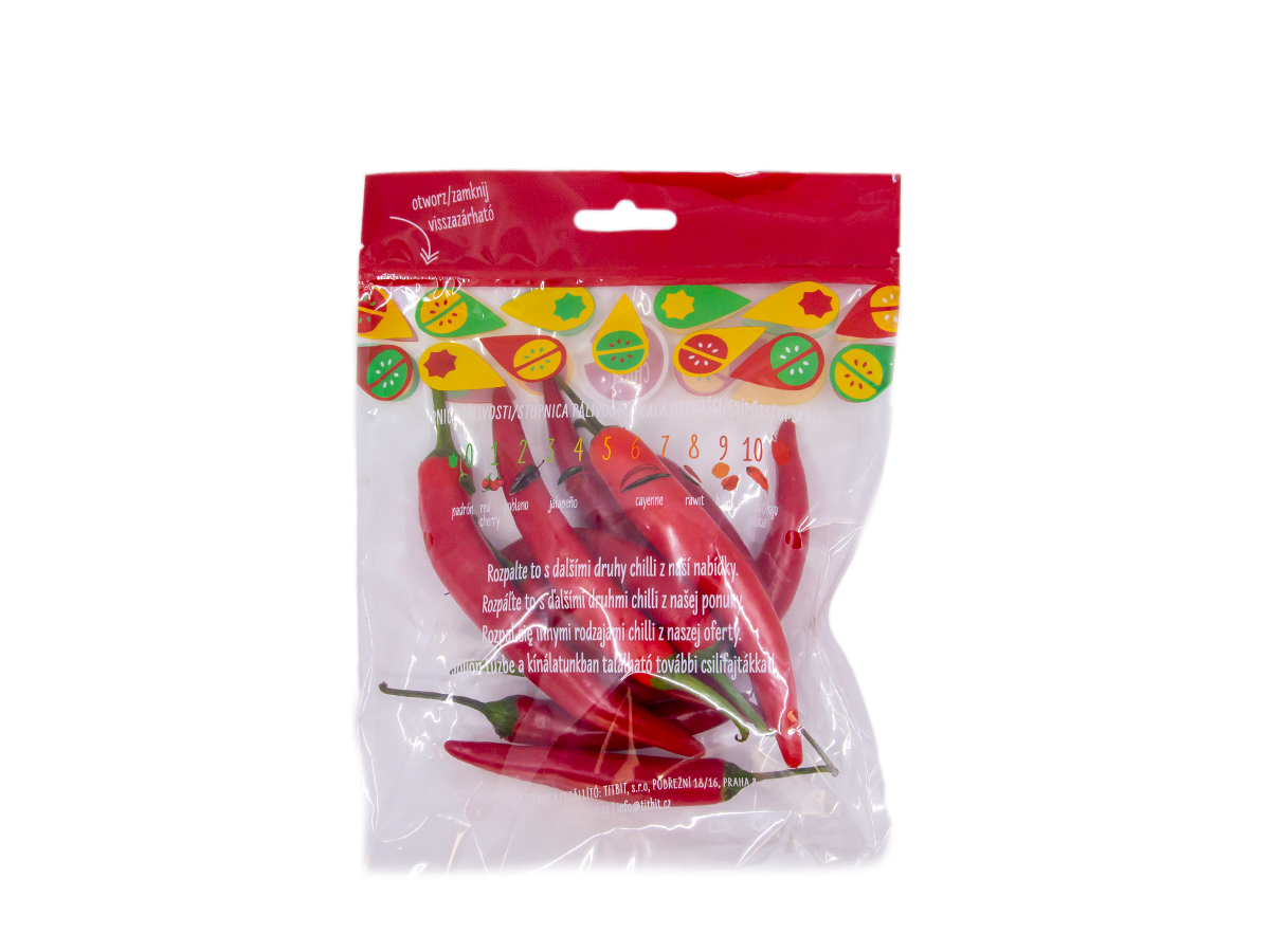 Feferónka Kajenská červená čerstvá 75 g