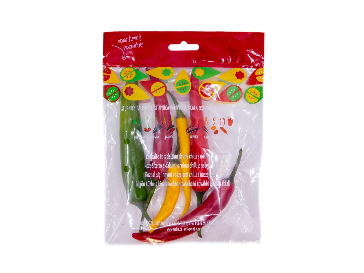 Feferónka Kajenská mix čerstvá 75 g