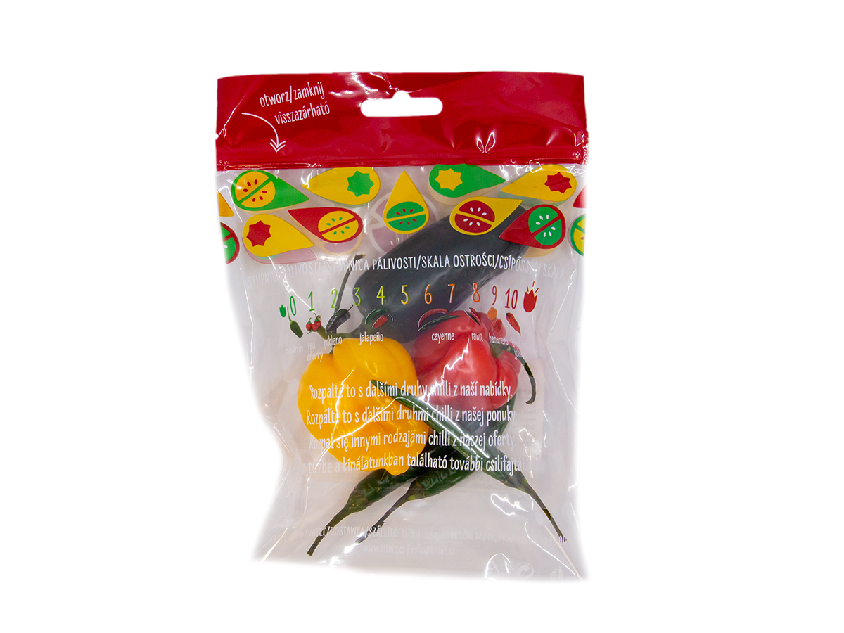 Paprika chilli mix čerstvá 50 g