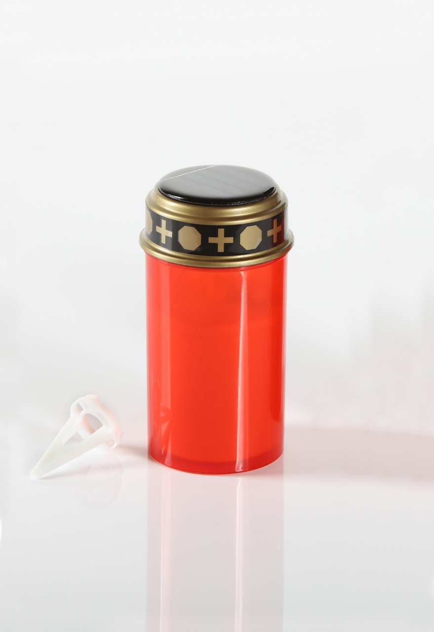 aro Sviečka náhrobná LED na zapínanie Solar 1 ks