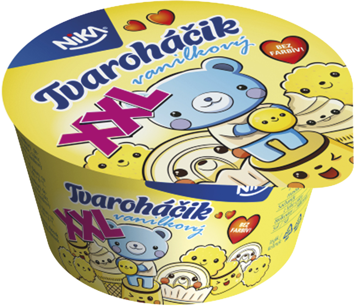 NIKA Tvaroháčik XXL vanilka chlad. 120 g