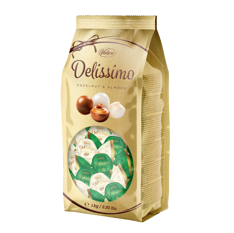 VOBRO Delissimo pralinky hazelnut & almond 1 kg