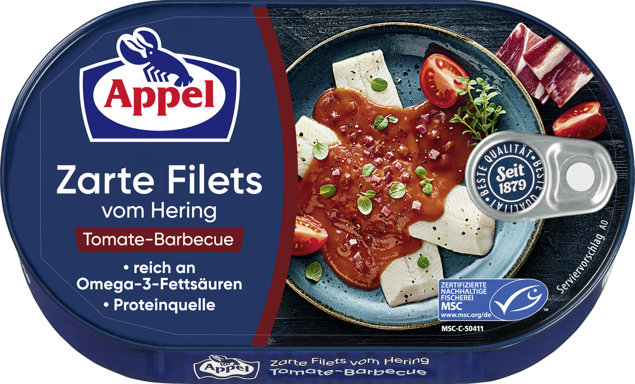 APPEL Sleďové filety barbecue 200 g