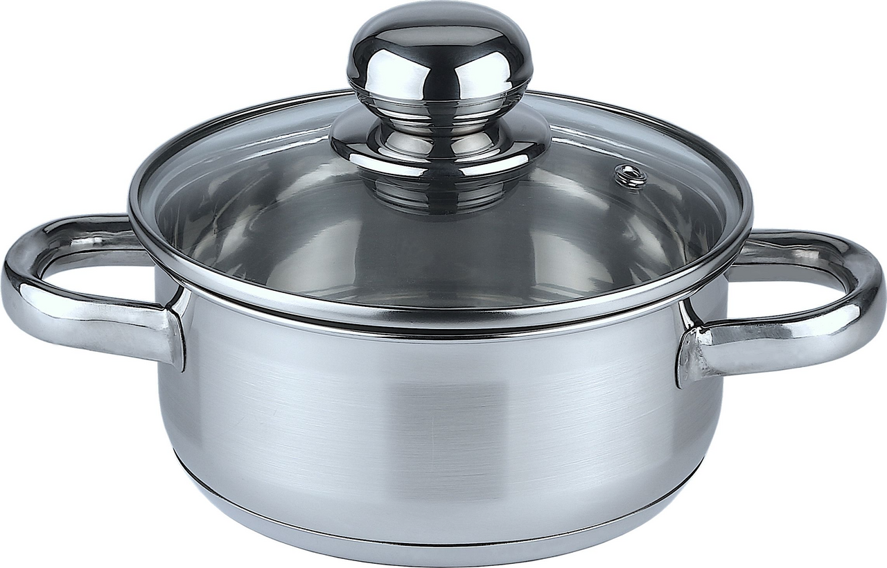 aro Hrniec + pokrievka 16cm / 1,5 l indukcia nerez 1 ks