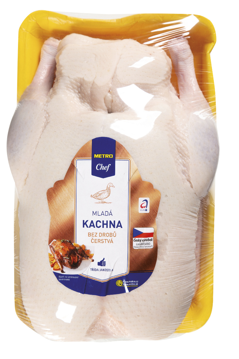 METRO Chef Kačica celá bez drobkov chlad. váž. cca 2 kg