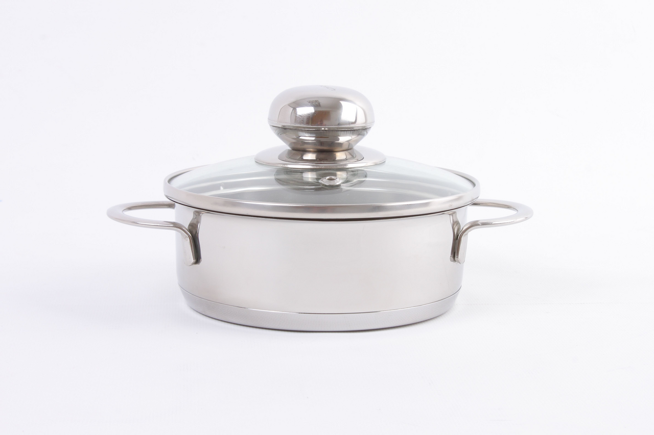 aro Hrniec + pokrievka 14 cm / 0,77 l indukcia nerez 1 ks