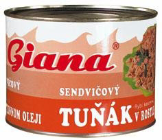 Giana Tuniak sendvičový v oleji 1705 g