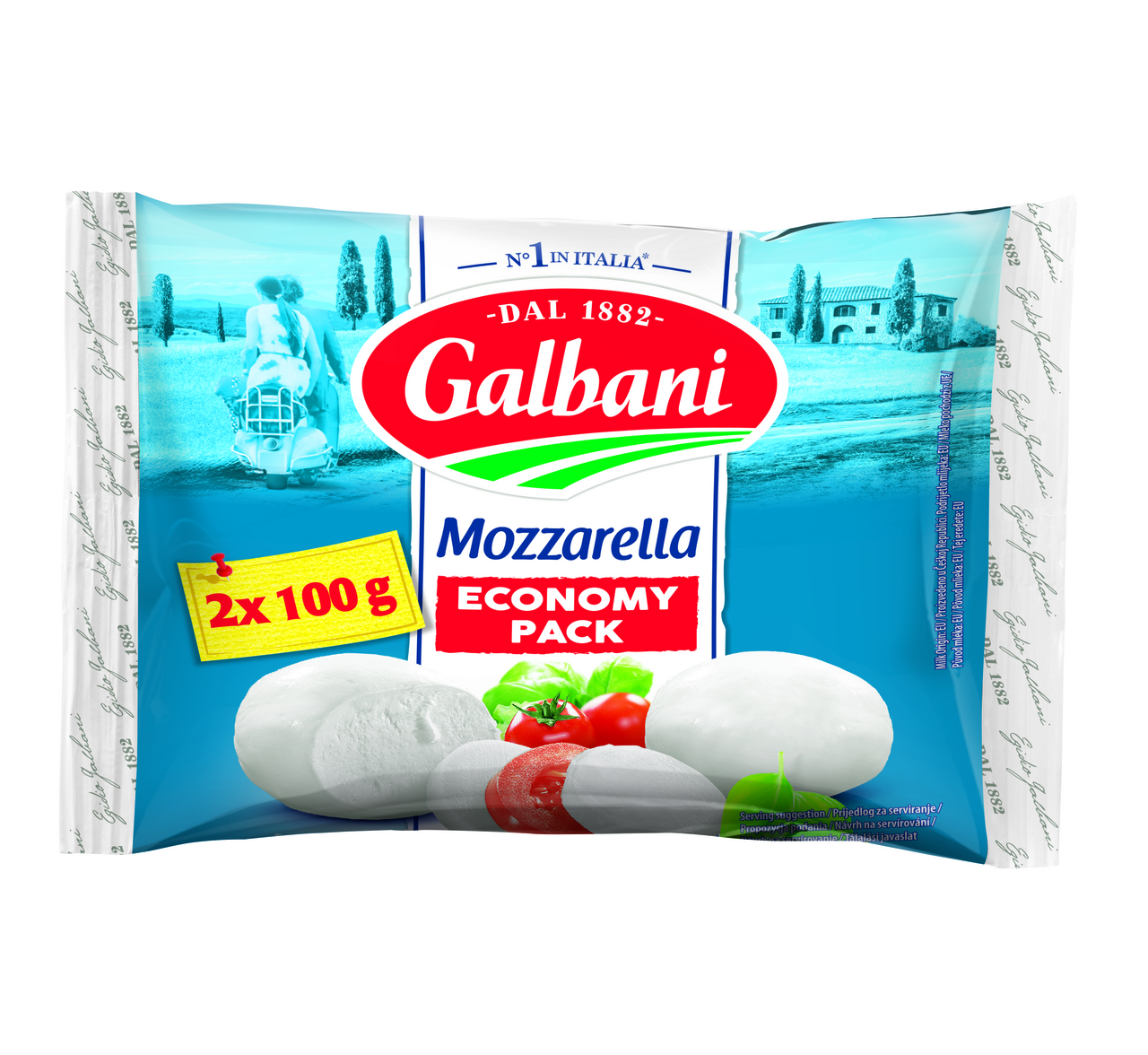 Galbani Mozzarella Economy pack chlad. 2 x 100 g