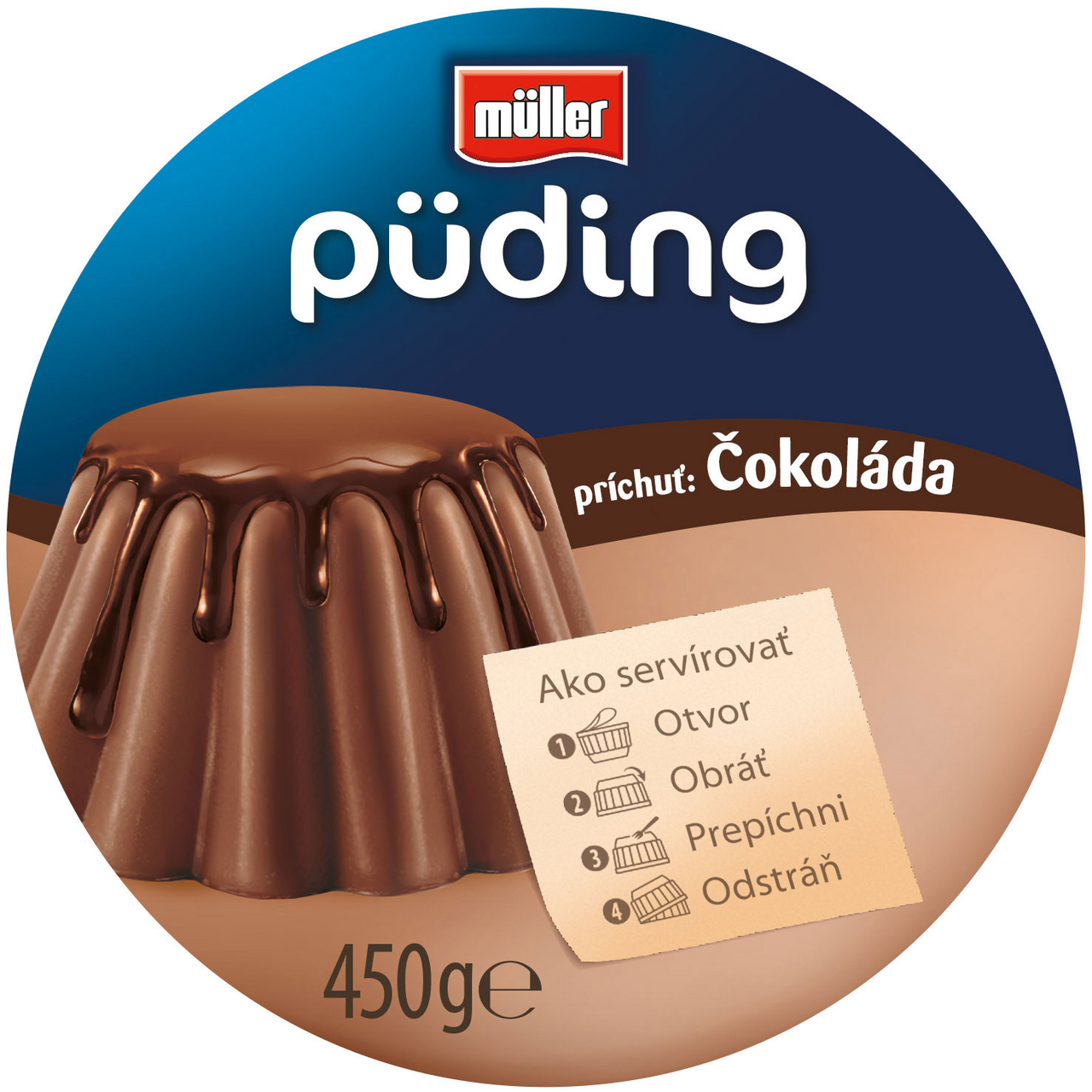 müller Puding čokoládový chlad. 450 g