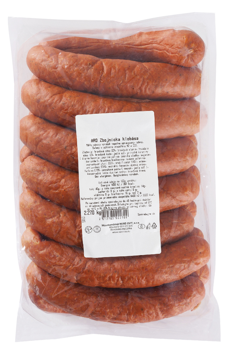 aro Zbojnícka klobása chlad. váž. cca 2 kg