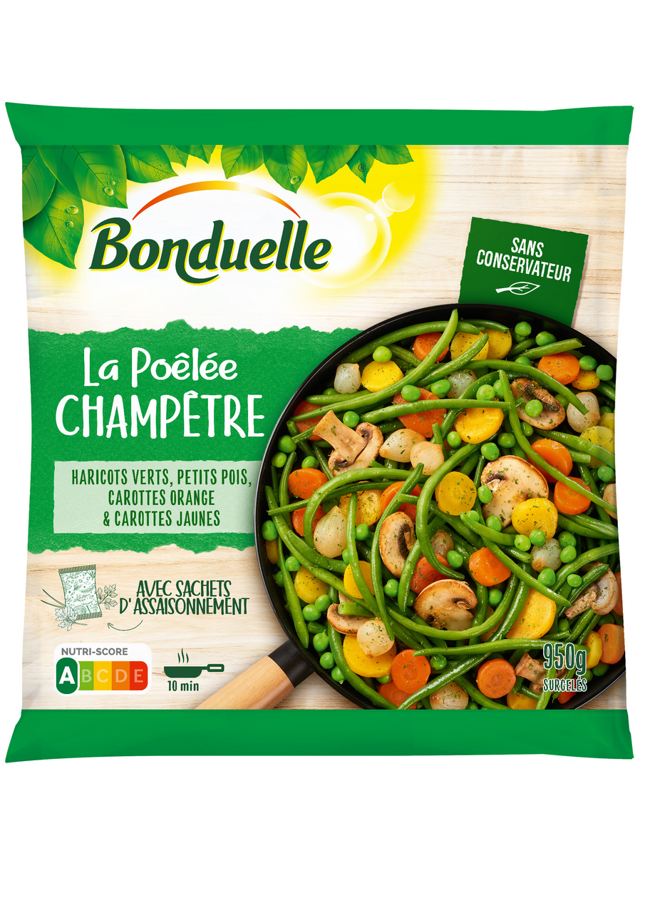 Bonduelle Vidiecka zeleninová zmes mraz. 950 g