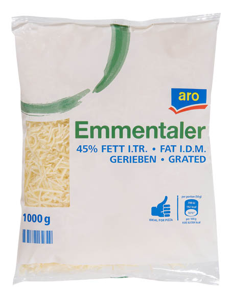 aro Emmentaler strúhaný chlad. 1 kg