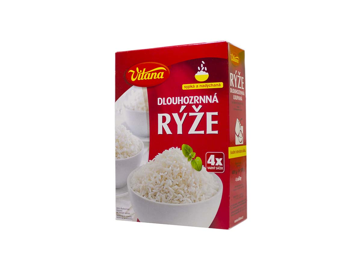 VITANA Ryža dlhozrnná varné vrecká 400 g