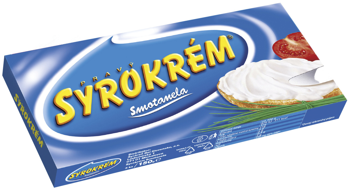 Syrokrém Smotanela chlad. 6 x 150 g