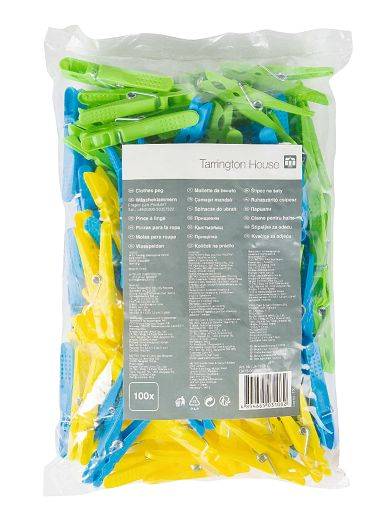 Tarrington House Štipce na prádlo plast 100 ks