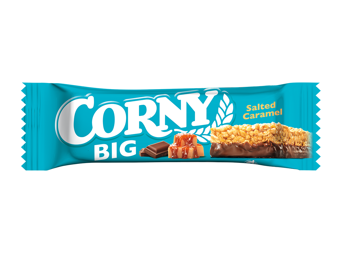 CORNY Big tyčinka slaný karamel 24 x 40 g