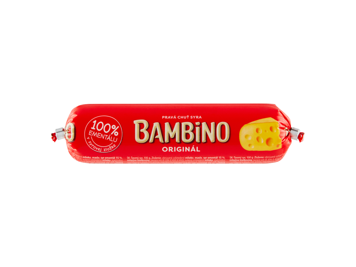 BAMBINO tavený syr tuk v sušine 51 % chlad. 6 x 100 g