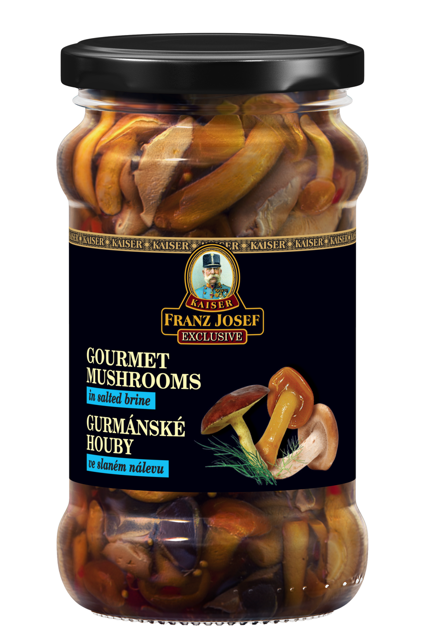 FRANZ JOSEF Gurmánske huby v slanom náleve 314 ml