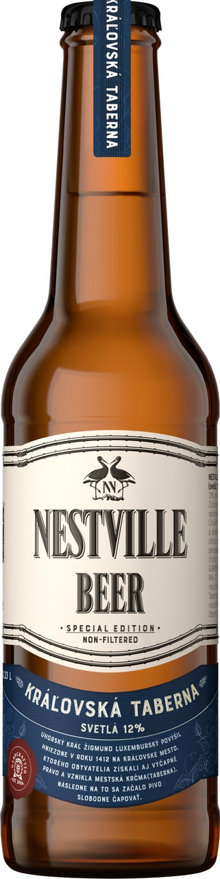NESTVILLE Beer Kráľovská Taberna 12° pivo 330 ml SKLO