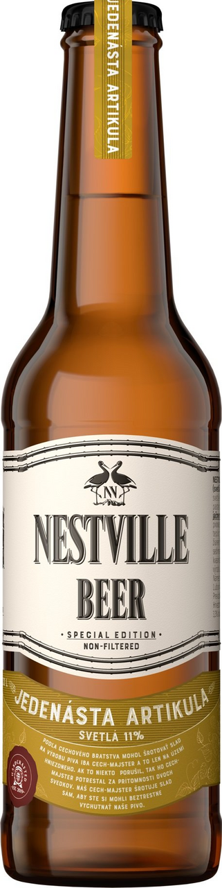 NESTVILLE Beer Jedenásta Artikula 11° pivo 330 ml SKLO