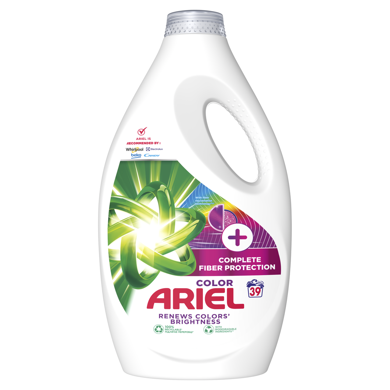 ARIEL Extra Complete Fiber Protection prací gél (39 praní) 1,95 l