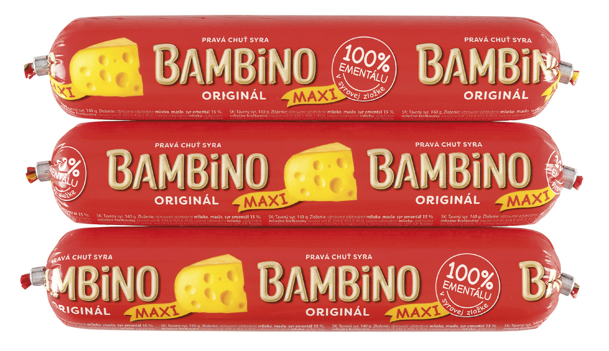 BAMBINO Maxi tavený syr chlad. 3 x 140 g