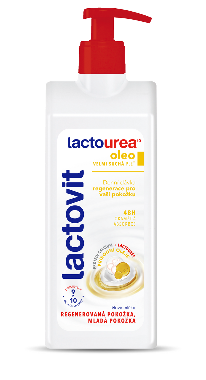 lactovit Lactourea Oleo telové mlieko 400 ml